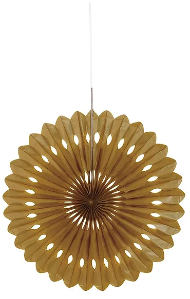 PAPER FAN 16 GOLD
