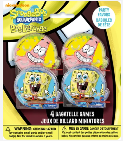 SPONGEBOB BAGATELLE GAMES