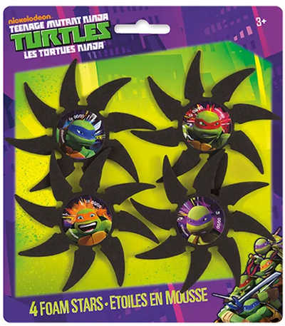 TMNT FOAM STARS