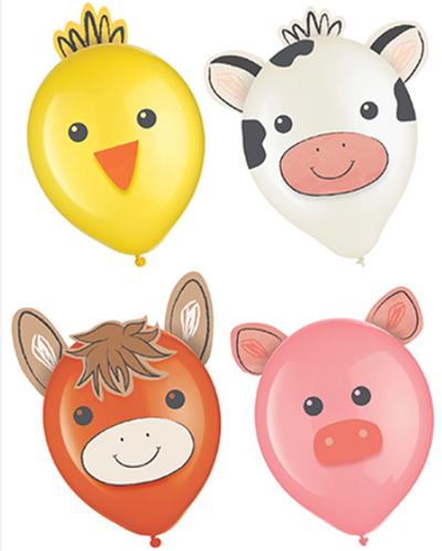 BARNYARD B'DAY LATEX BLLNS KIT