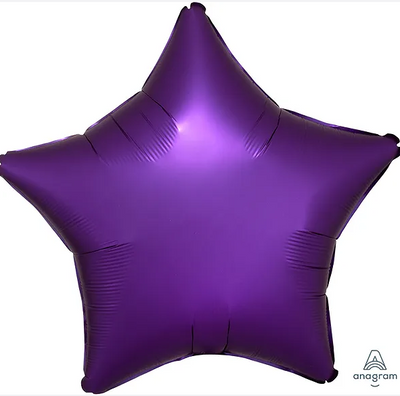 19"H SATIN LUXE PURPLE ROYALE