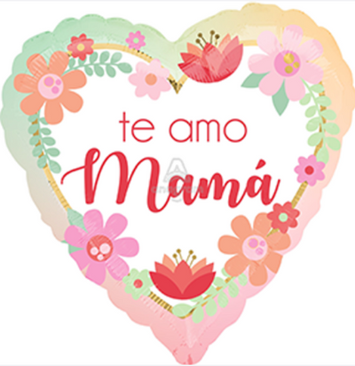 18" TE AMO MAMA FILTERED OMBRE
