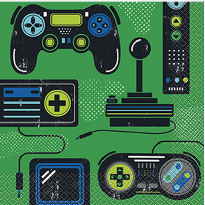 GAMER BIRTHDAY LUN NAPKINS