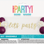 Lets Party Gold Purple Banner and Balloons Kit (x1u)