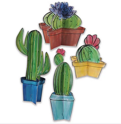 CACTUS 3D CENTERPIECES 4CT