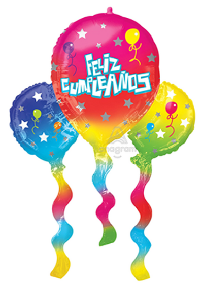 SUPER SHAPE FELIZ CUMPLEANOS REMOLINO