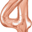 Supershape Foil Balloon #4 Rose Gold