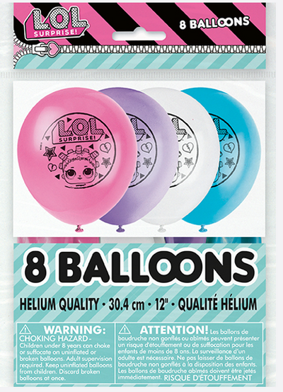 LOL SURPRISE LATEX BALLOONS