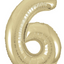 Supershape Foil Balloon #6 White Gold