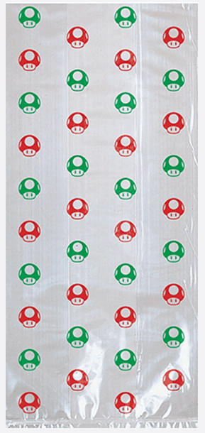 SUPER MARIO BROTHERS CELLO BAGS 16CT