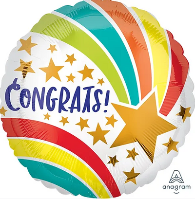 18" CONGRATS SHOOTING STAR