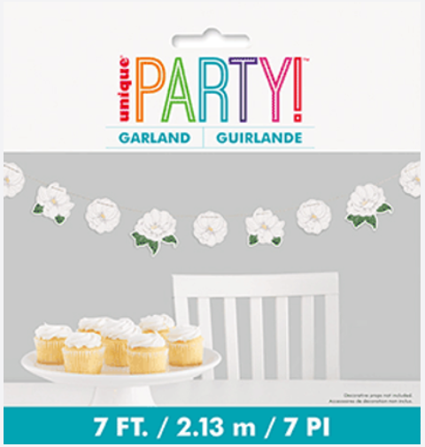 Guirnalda Floral “Garden Party” – 7 pies (2.13 m)
