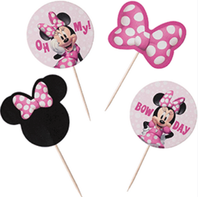 DISNEY MINNIE MOUSE PICKS 24CT