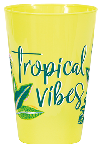 Tropical Leaves Cup (x1u)