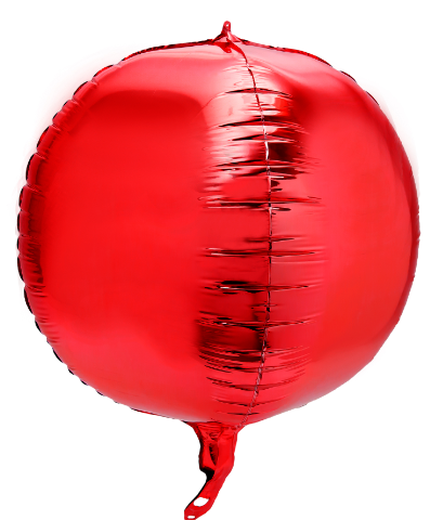 8" 4D Sphere Mylar Balloon 1pc/bag - (x1u)