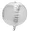 8" 4D Sphere Mylar Balloon 1pc/bag - (x1u)