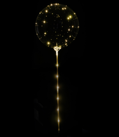LED Bubble Balloons 10pc/set - Warm White