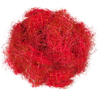 Paper Shred With Metallic Gold Foil 6oz - Red
