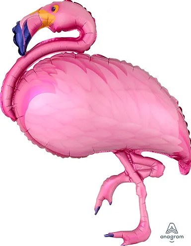Flamingo Beach Supershape Balloon
