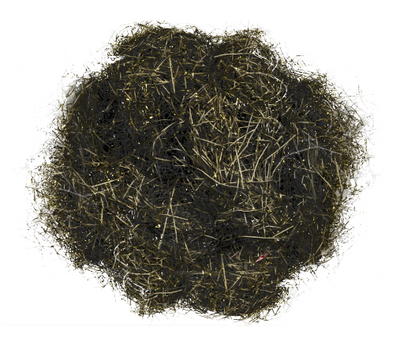 Paper Shred With Metallic Gold Foil 6oz - Black