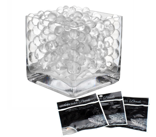 Jelly Water Beads ¾" 10g - Clear
