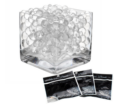 Jelly Water Beads ¾" 10g - Clear