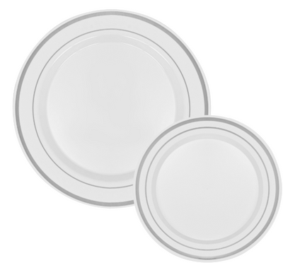 Disposable Deluxe Plate Set 50pc/set