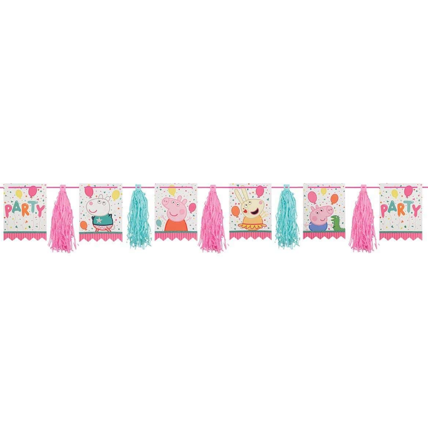 Garland Tassel Peppa Pig Confetti