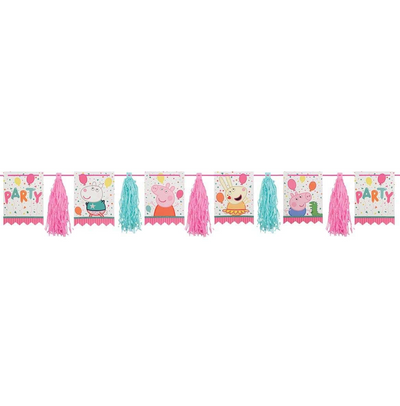 Garland Tassel Peppa Pig Confetti
