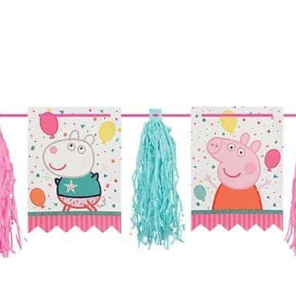 Garland Tassel Peppa Pig Confetti