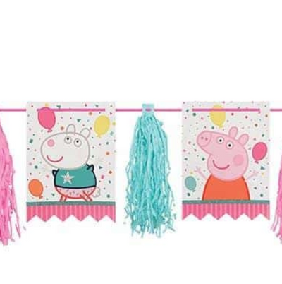 Garland Tassel Peppa Pig Confetti