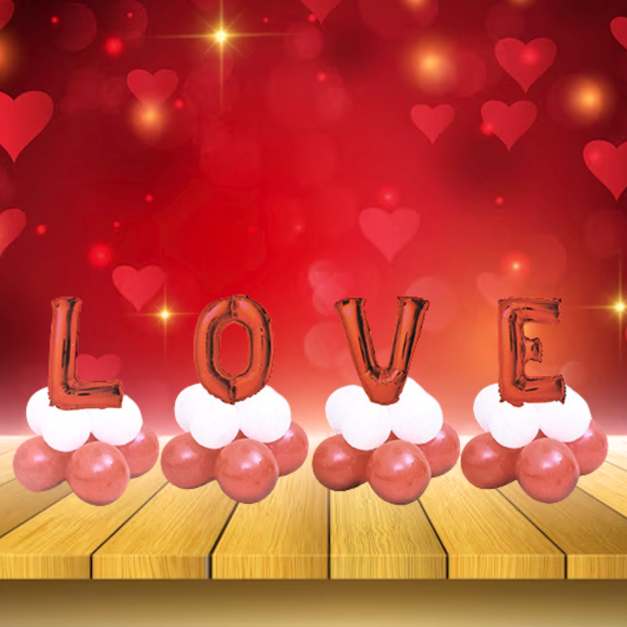 36 Globos 'LOVE' - San Valentín
