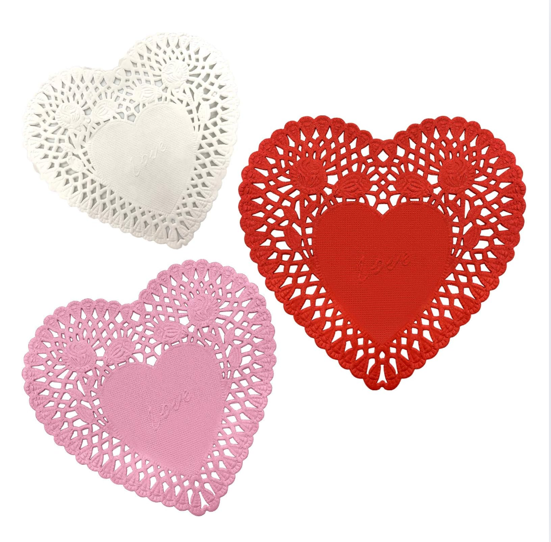 Doilies Corazón 6in (x20u)