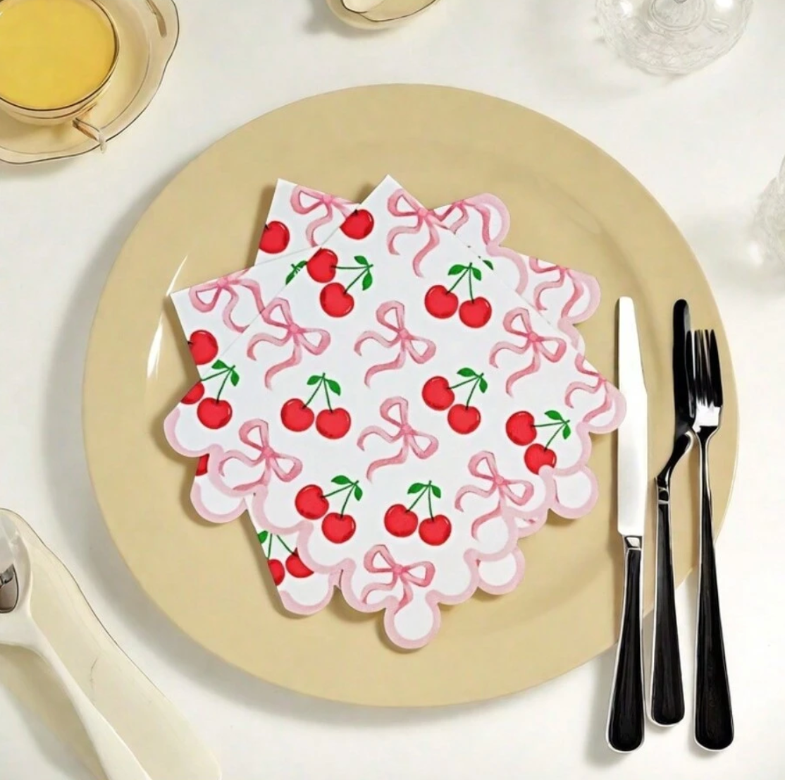 Cherry Party Lunch Napkins (x20u)