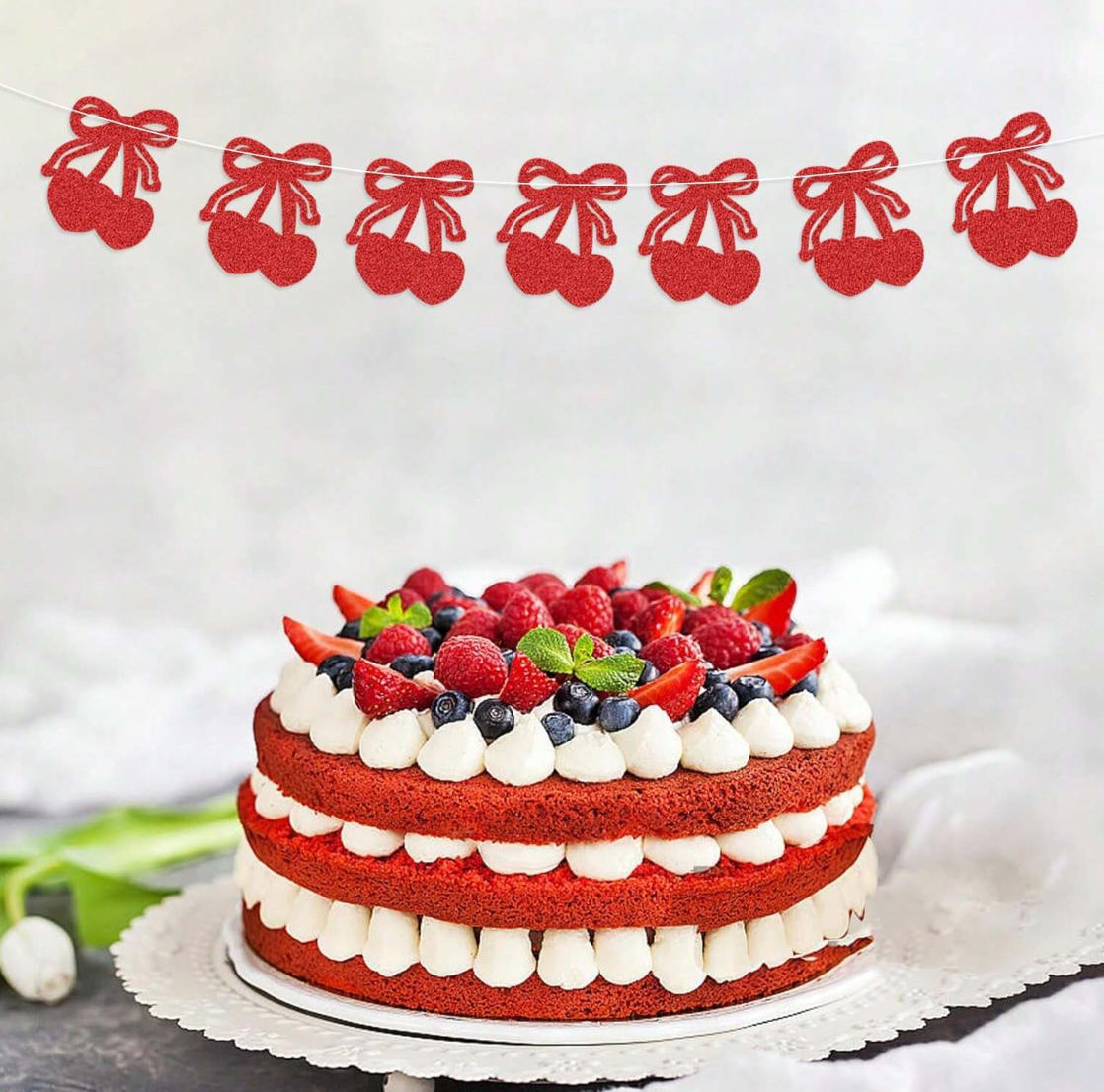 Cherry Party Banner Decorativo (x1u)