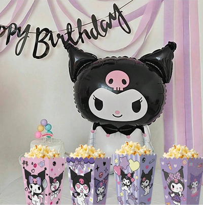 Kuromi Popcorn Boxes (x12u)