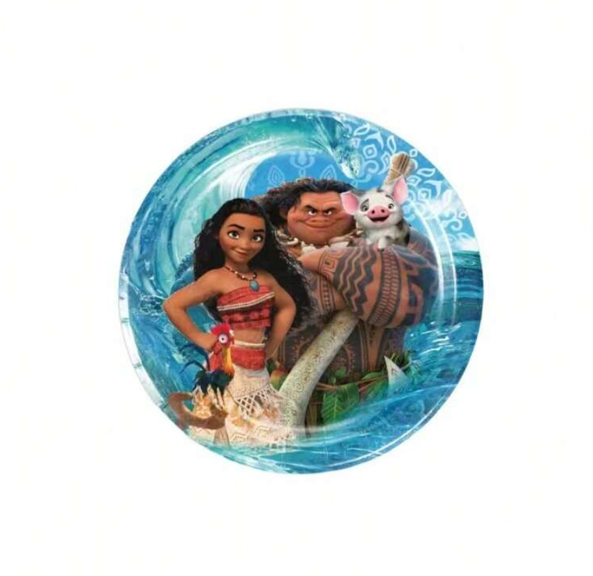 Moana Platos Redondos 7" (x10u)