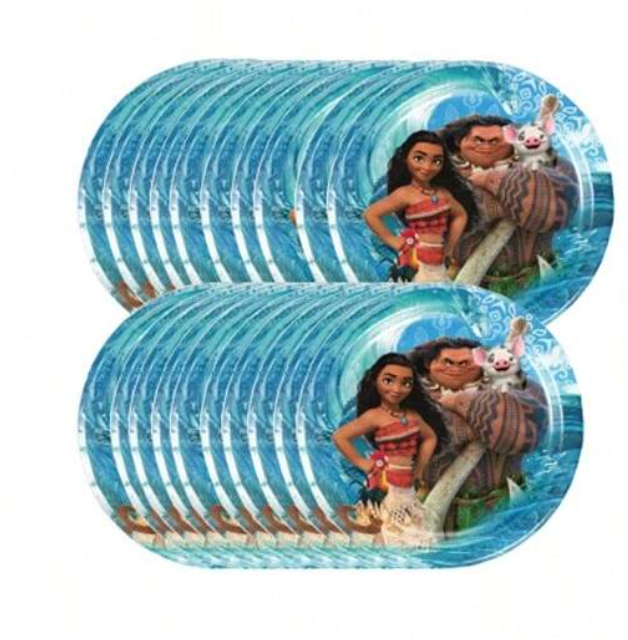 Moana Platos Redondos 7" (x10u)