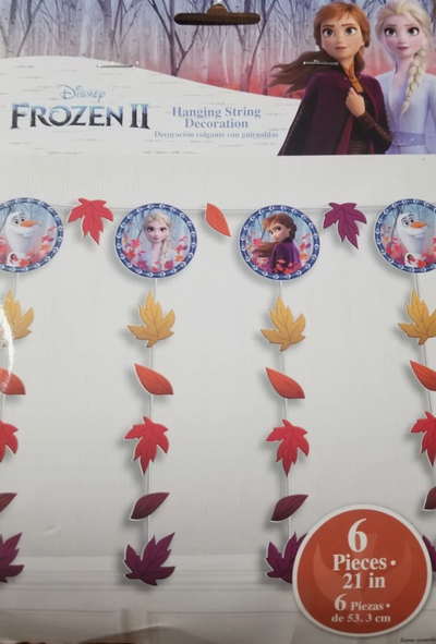 Frozen 2 Hanging String Decoration (x6u)