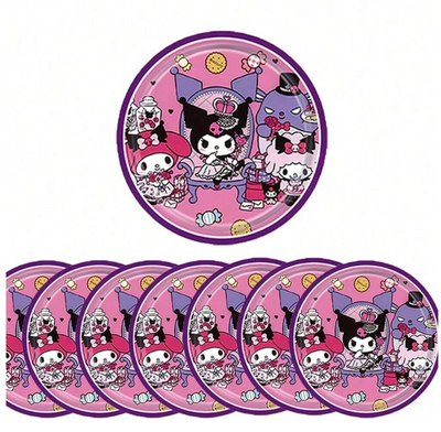 Kuromi Trono Platos 7" (x24u)