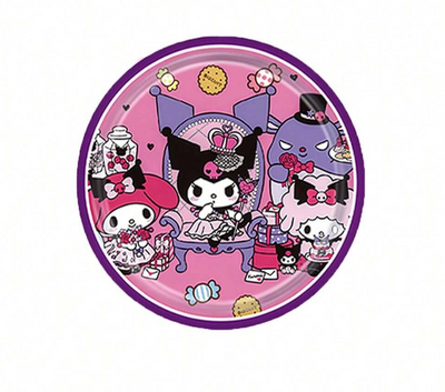 Kuromi Trono Platos 7" (x24u)
