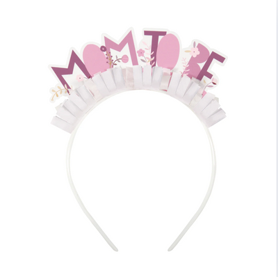 Tiara "Mom To Be" Pink