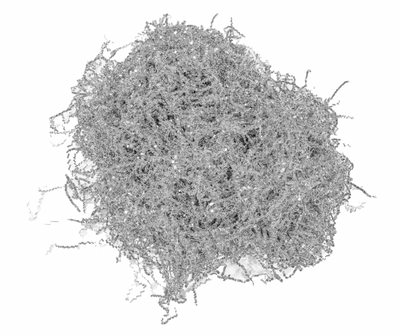 Paper Shred 8 oz - Silver