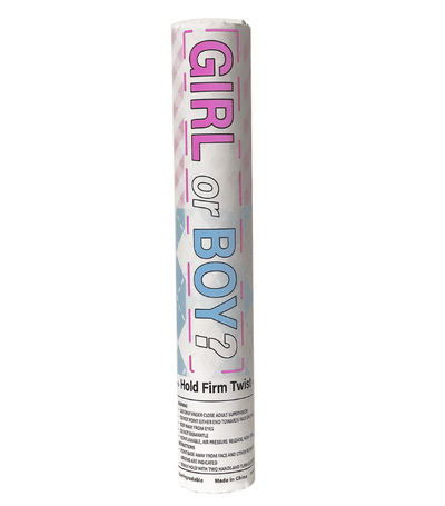 Gender Reveal Confetti Popper - Pink