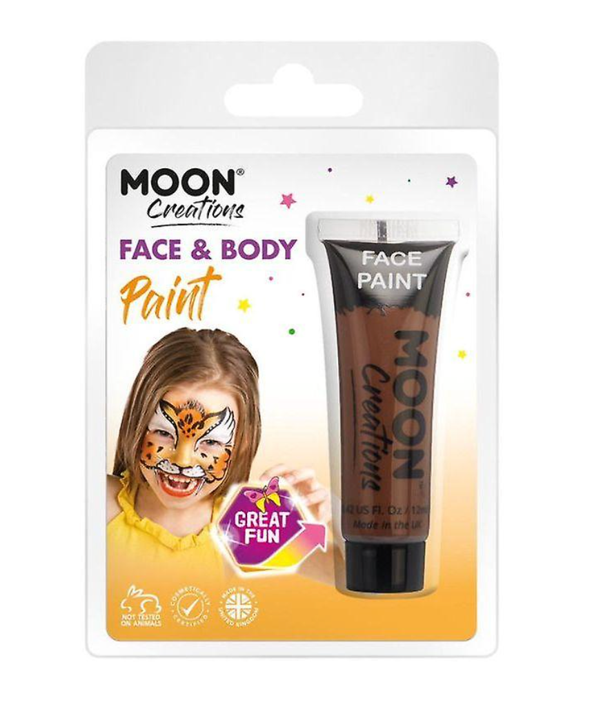 Pro Brown Face & Body Paint, 12ml