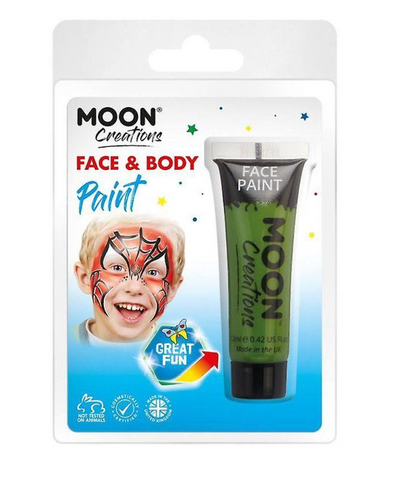 Pro Green Face & Body Paint, 12ml