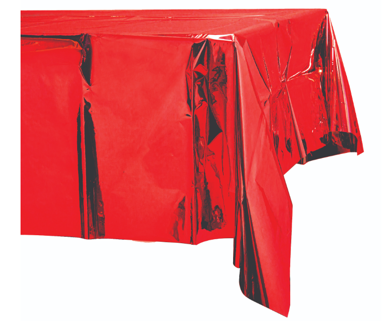 Plastic Foil Table Cover 54" x 108" (Varios Colores)