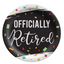 Retirement 7" Round Plates (x8u)