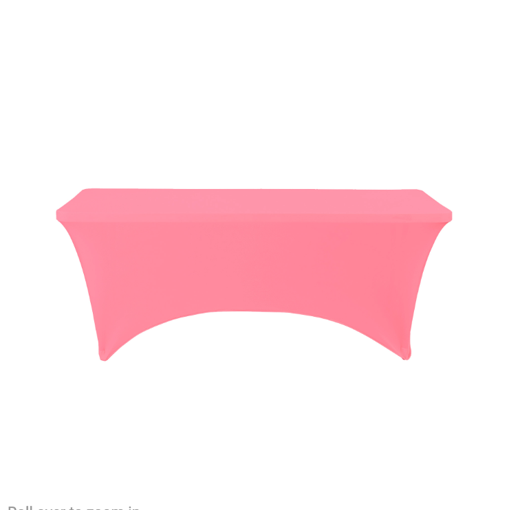 Spandex Rectangle Table Covers 6ft - Pink