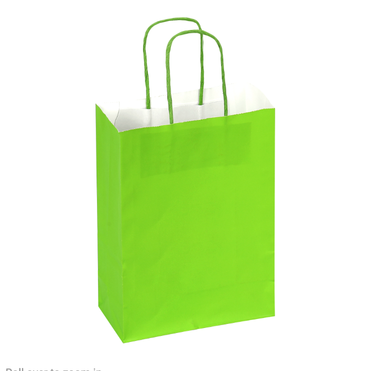 Paper Bags 8" - Apple Green